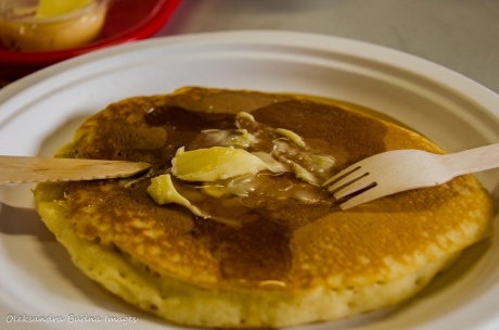 pancakes at Mountsber Conservation Area