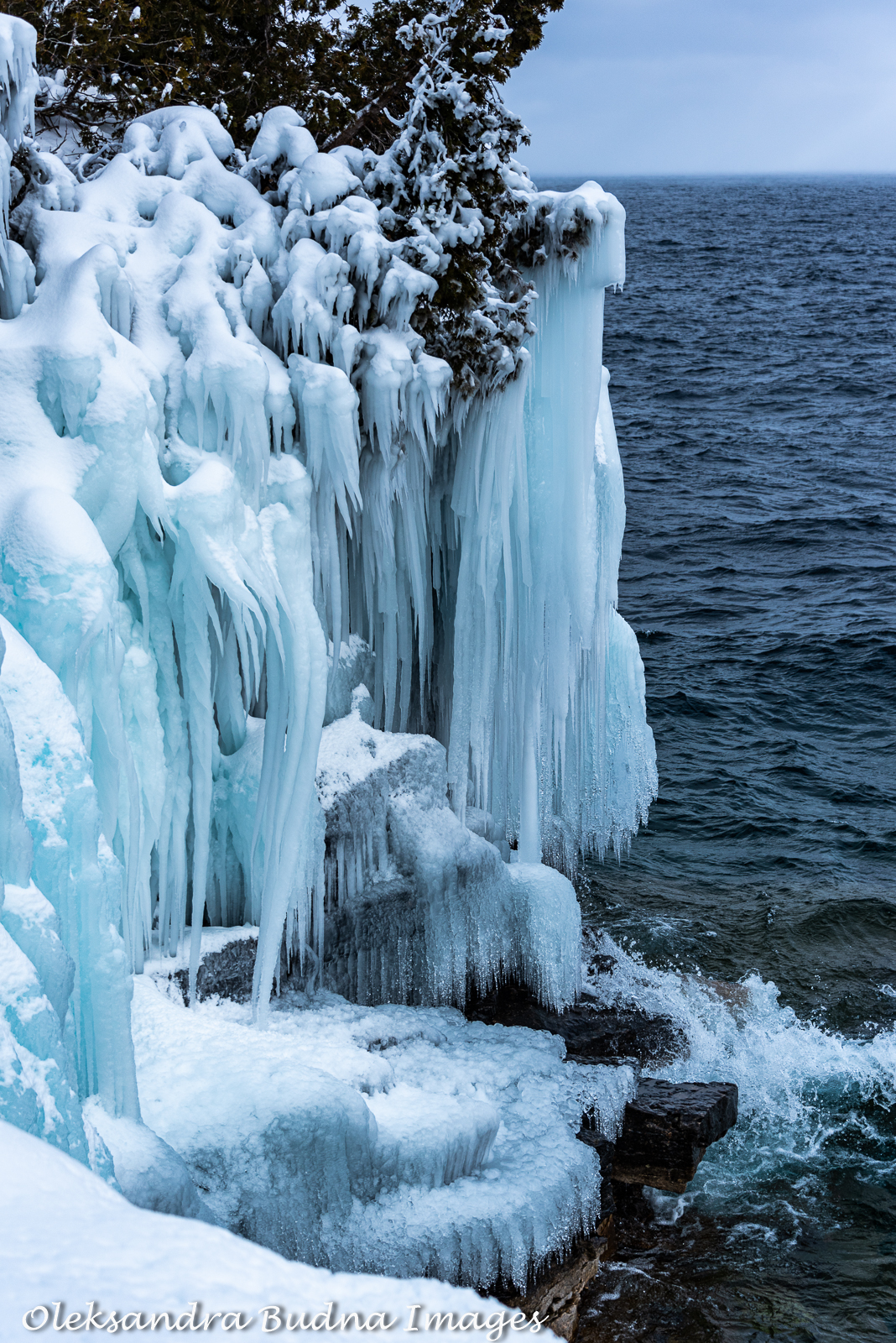 Bruce Peninsula National Park in the winter